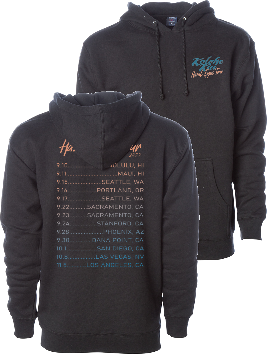Hazel Eyes Tour Hoodie (Black)