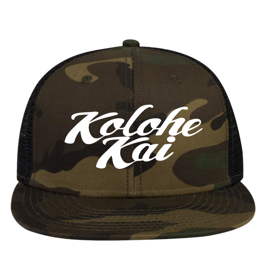 Embroidered Logo Snapback (Camo)
