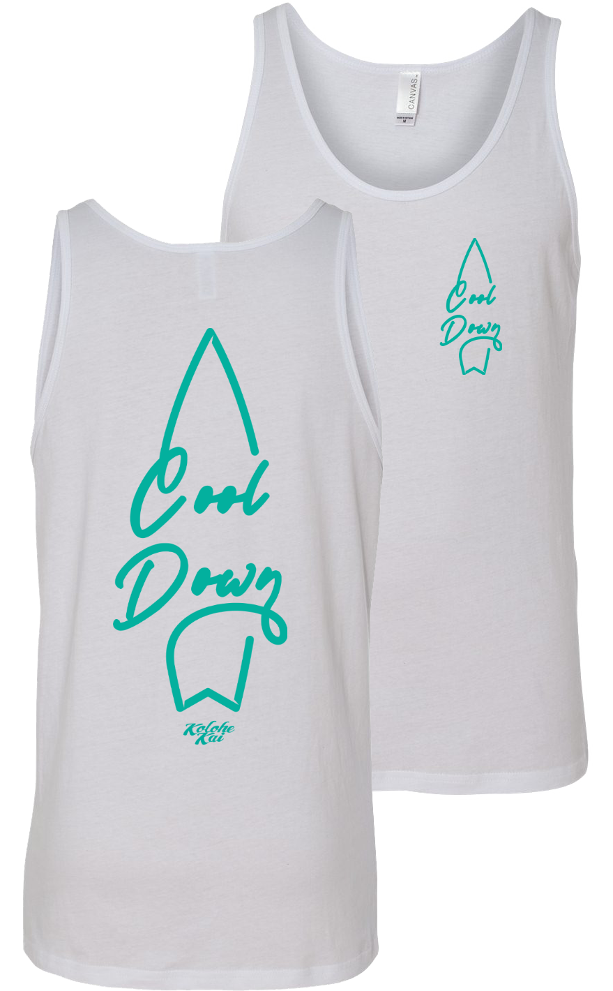 Cool Down Men’s Tank (White)