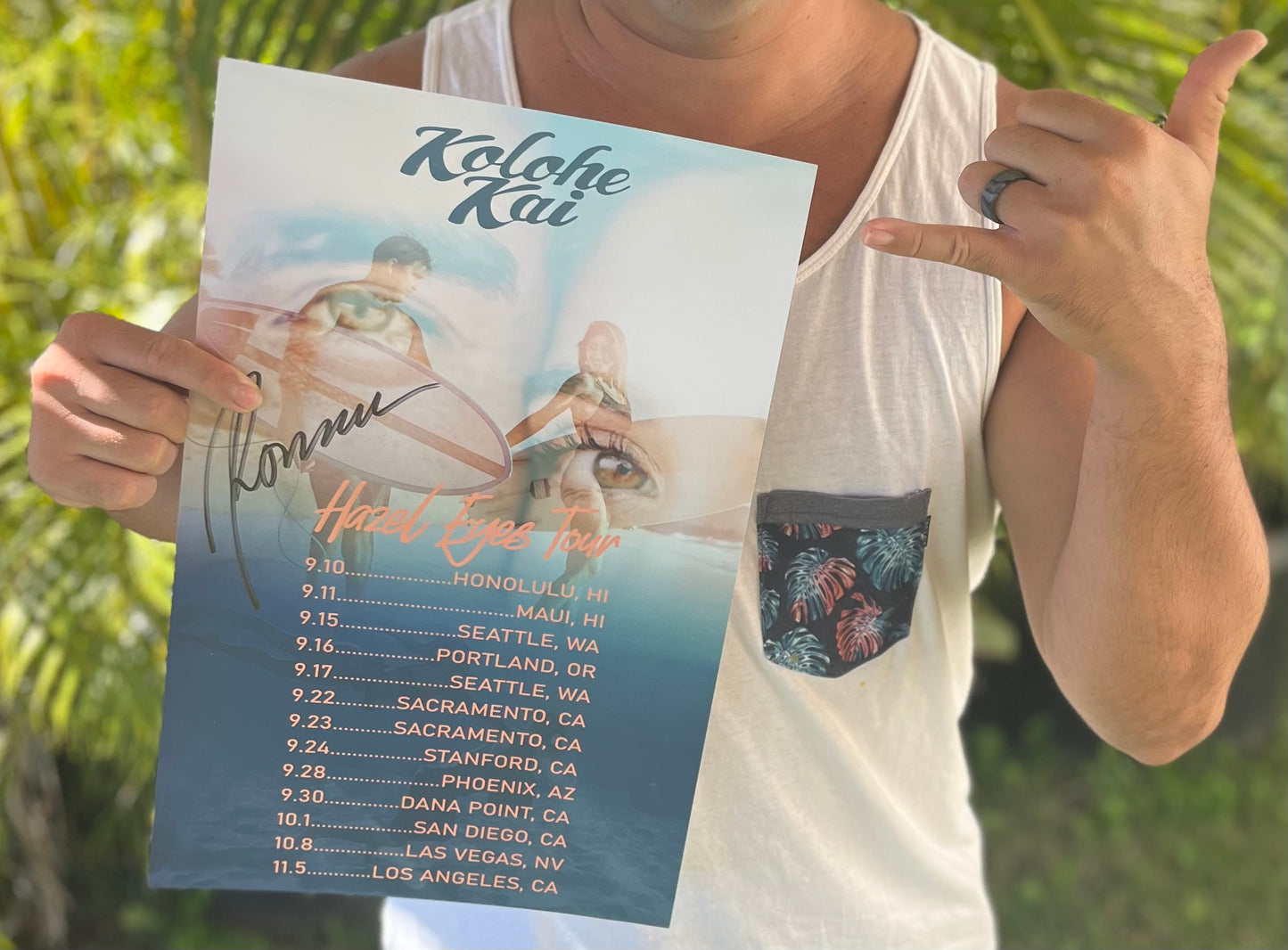 Hazel Eyes Poster - Signed
