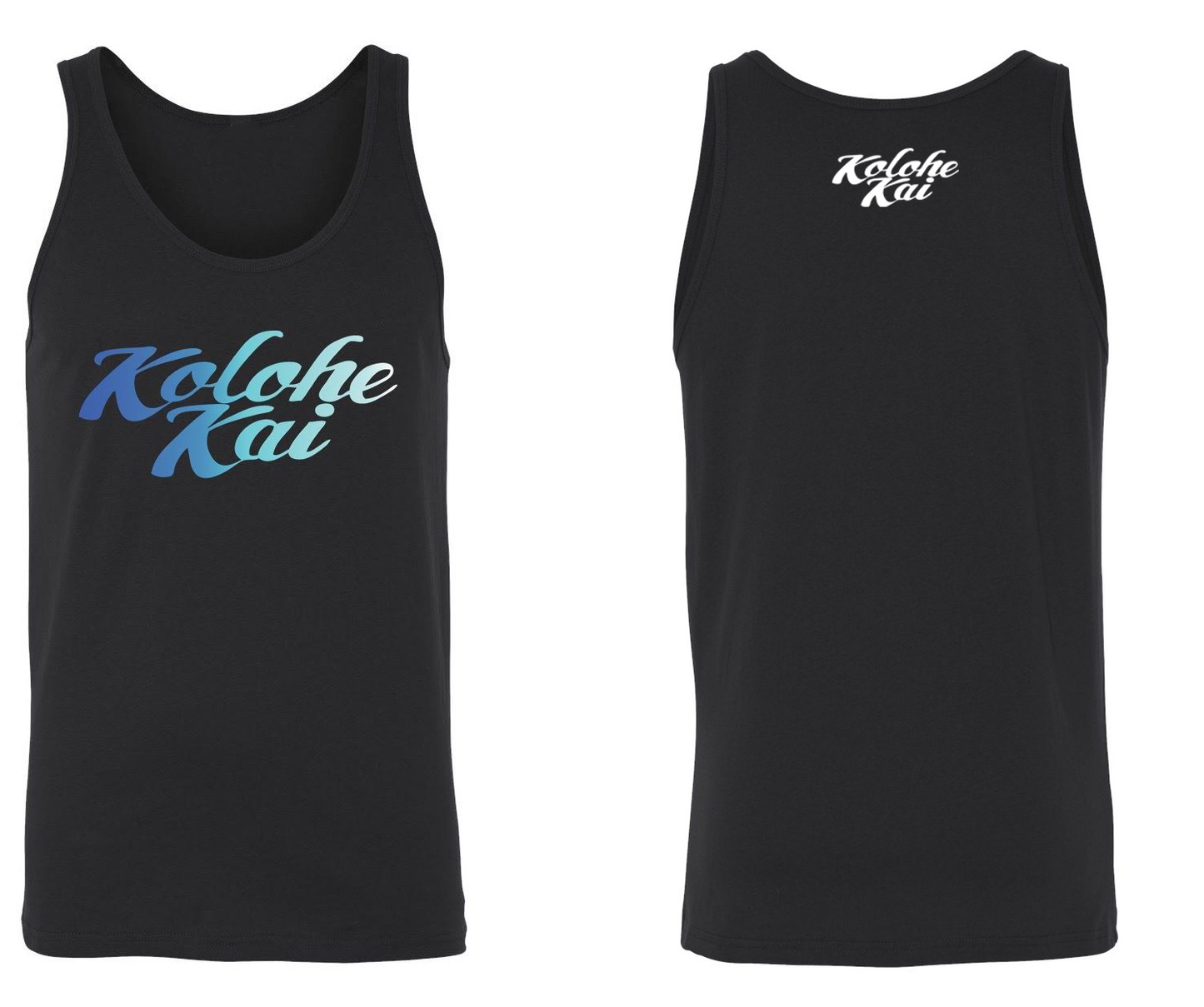 Gradient Logo Tank (Black)