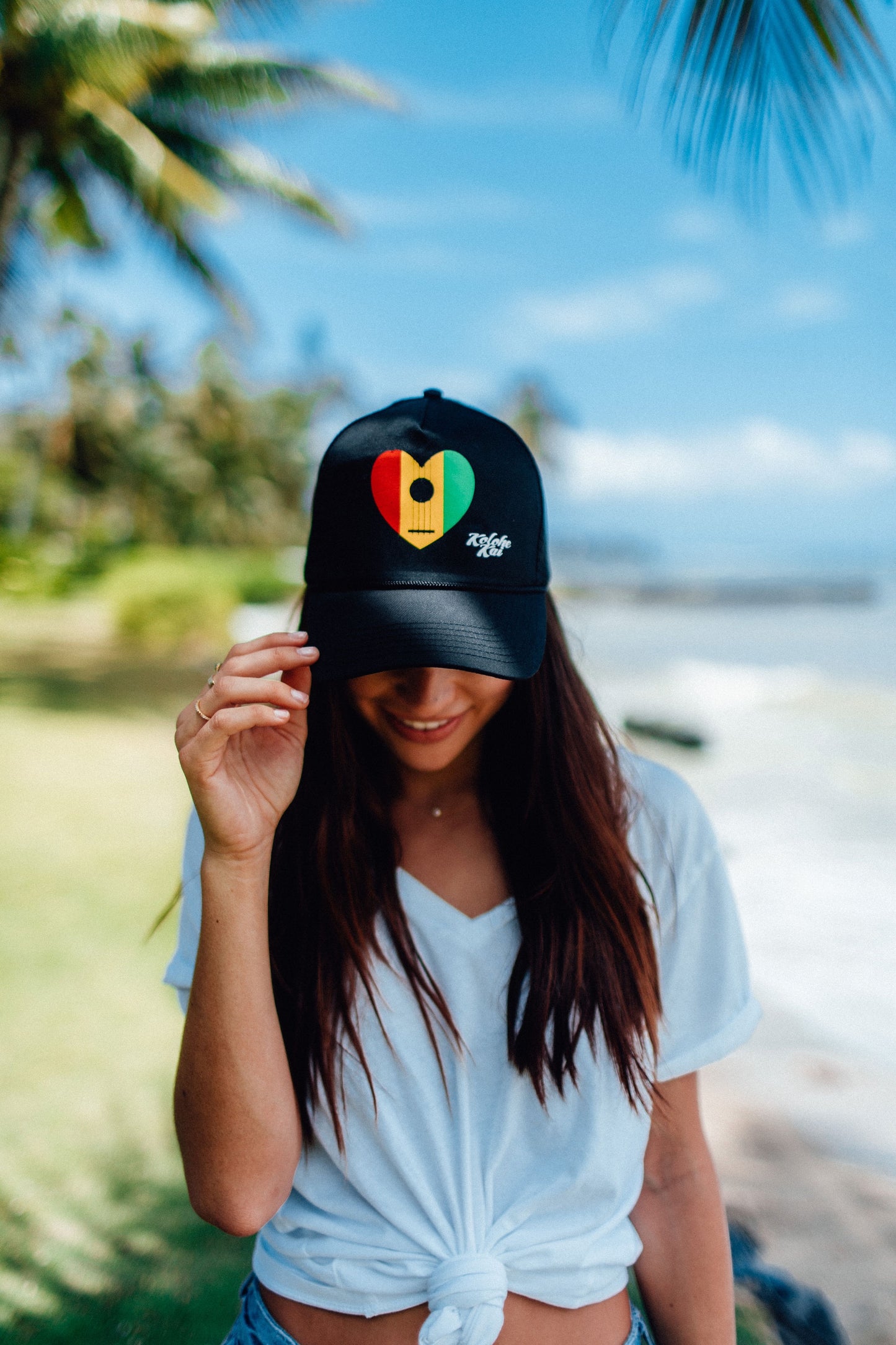 Heartstrings Trucker Hat (Black)