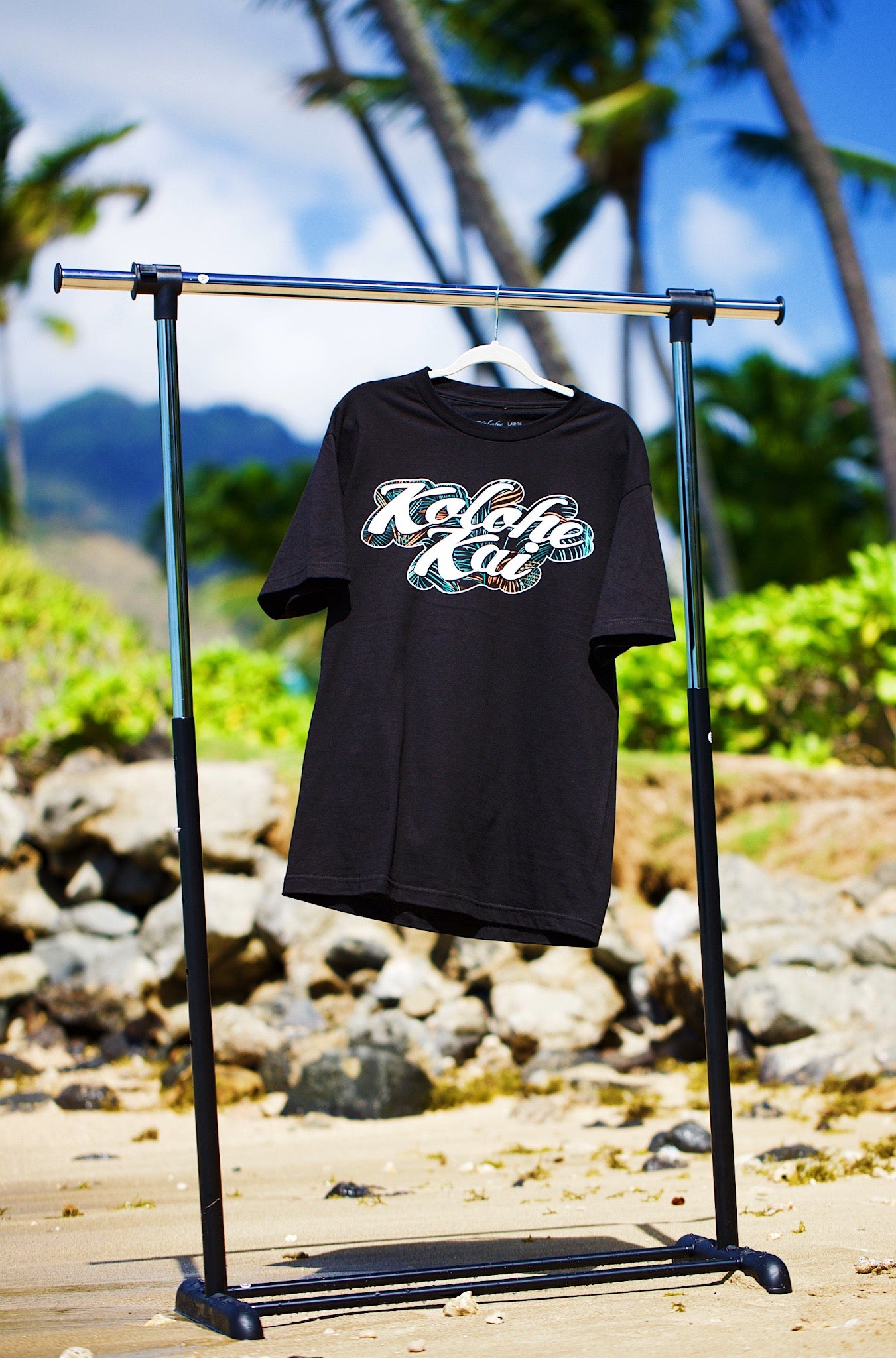 Palm Outline Logo Tee (Black)