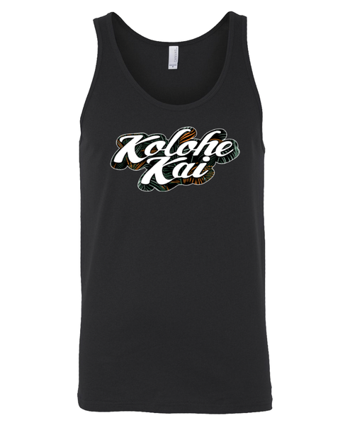 Palm Outline Logo Men’s Tank (Black)